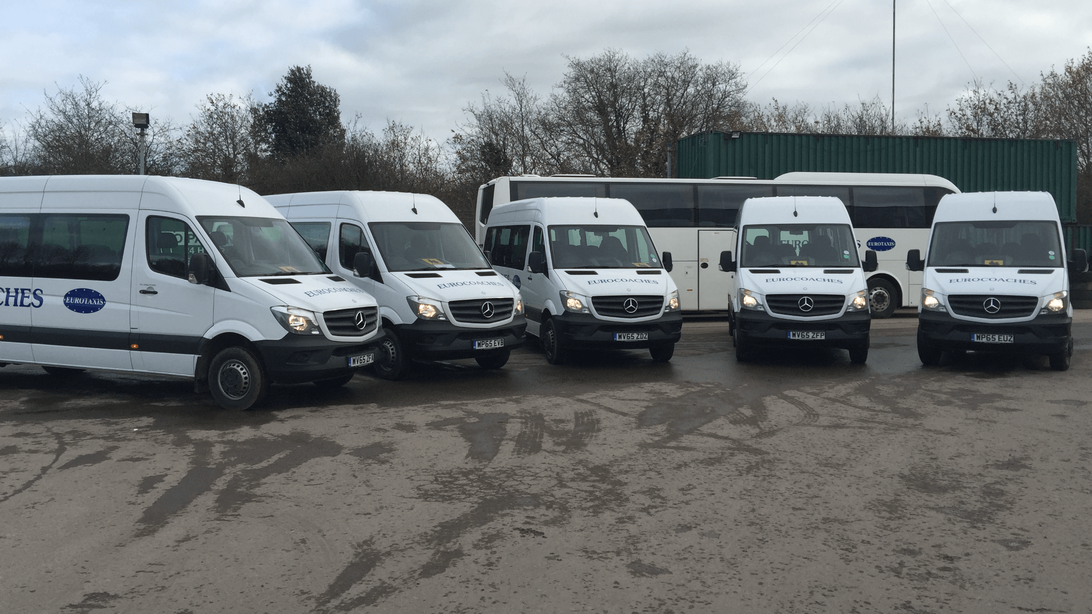 Eurocoaches depot and fleet in Bristol